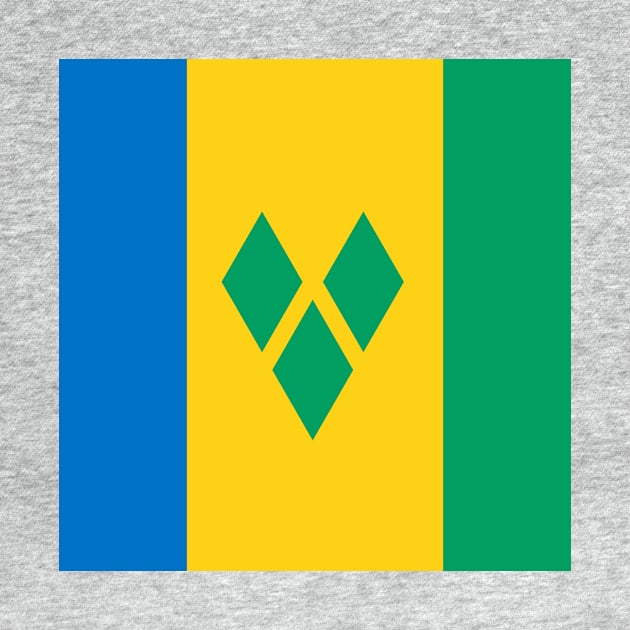 Saint Vincent and the Grenadines flag by flag for all